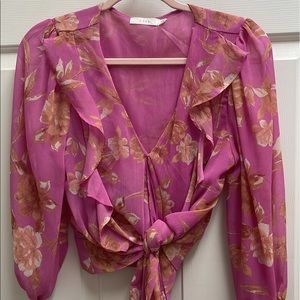 Floral lightweight top